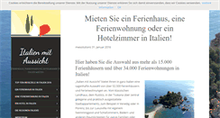 Desktop Screenshot of italien-mit-aussicht.de