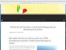 Tablet Screenshot of italien-mit-aussicht.de